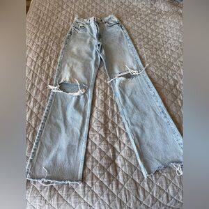 Zara wide leg jeans